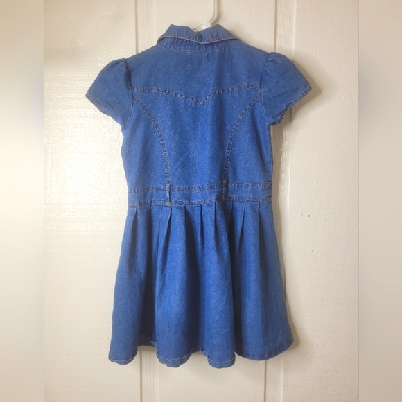 Denim Denim Short Sleeve Girls/KIDS Sz L (10/12) - Picture 5 of 5